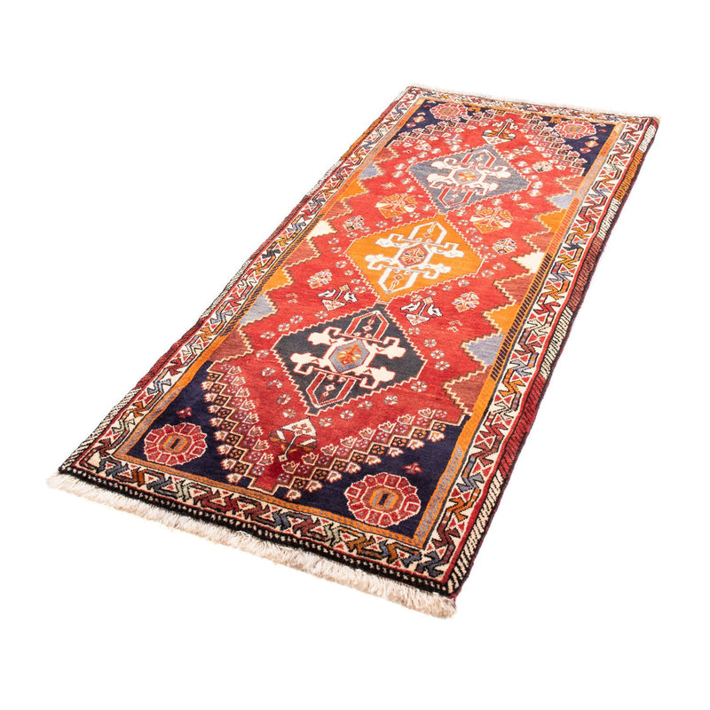 Alfombra de pasillo Alfombra persa - Nómada - 180 x 80 cm - rojo oscuro