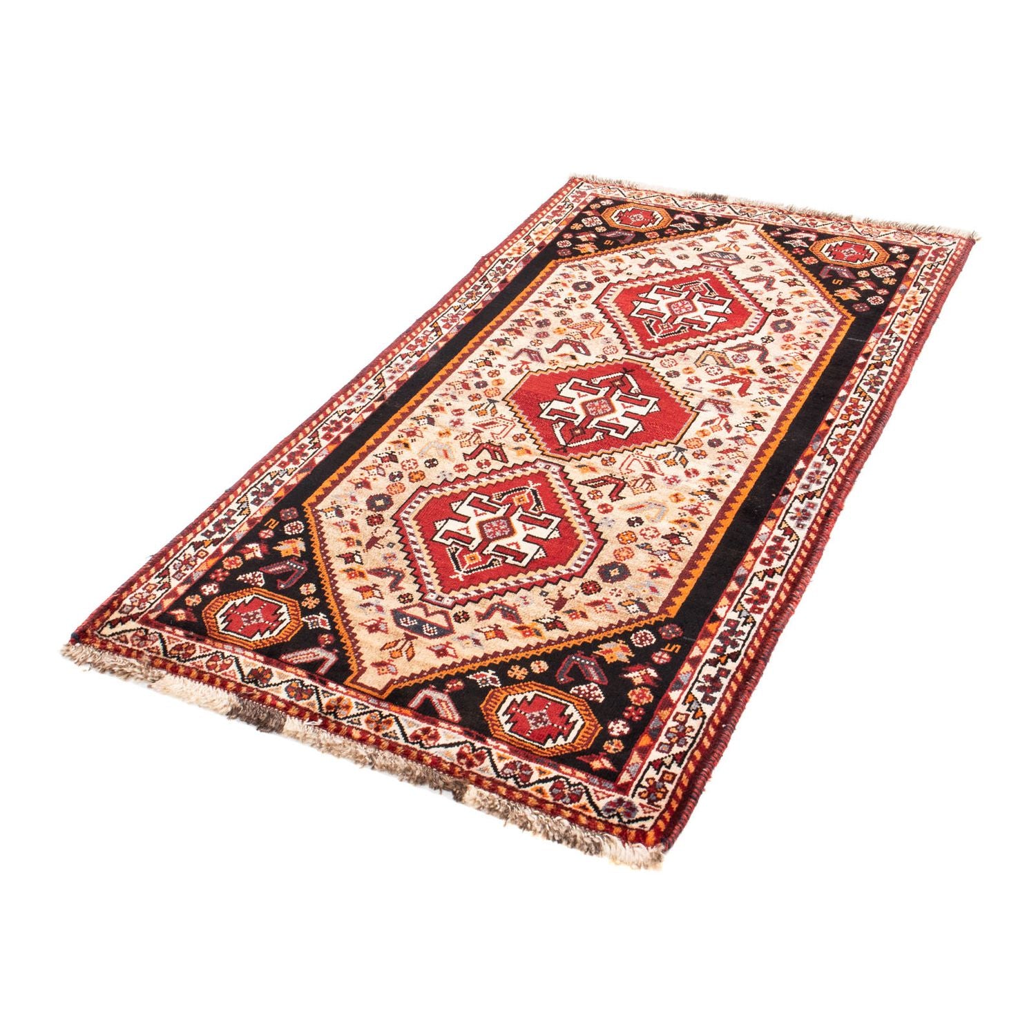 Alfombra persa - Nómada - 160 x 85 cm - beige