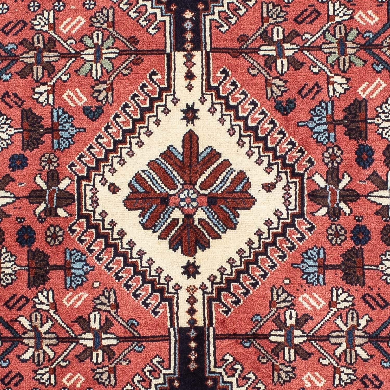 Alfombra persa - Nómada - 151 x 102 cm - azul oscuro