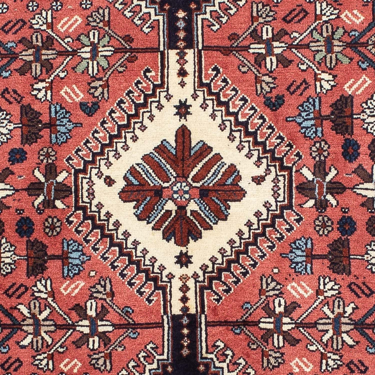 Alfombra persa - Nómada - 151 x 102 cm - azul oscuro