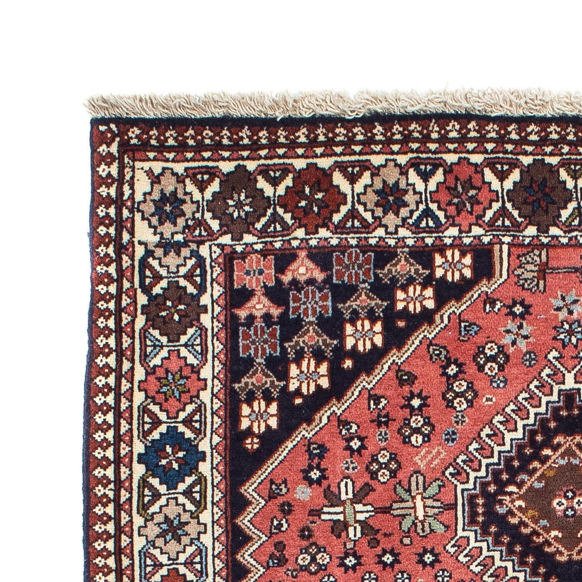 Alfombra persa - Nómada - 151 x 102 cm - azul oscuro