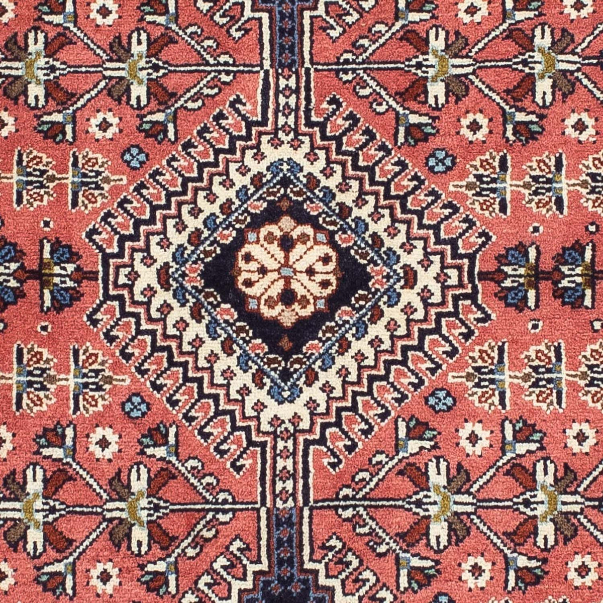 Alfombra persa - Nómada - 142 x 100 cm - azul oscuro