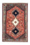 Alfombra persa - Nómada - 150 x 101 cm - azul oscuro