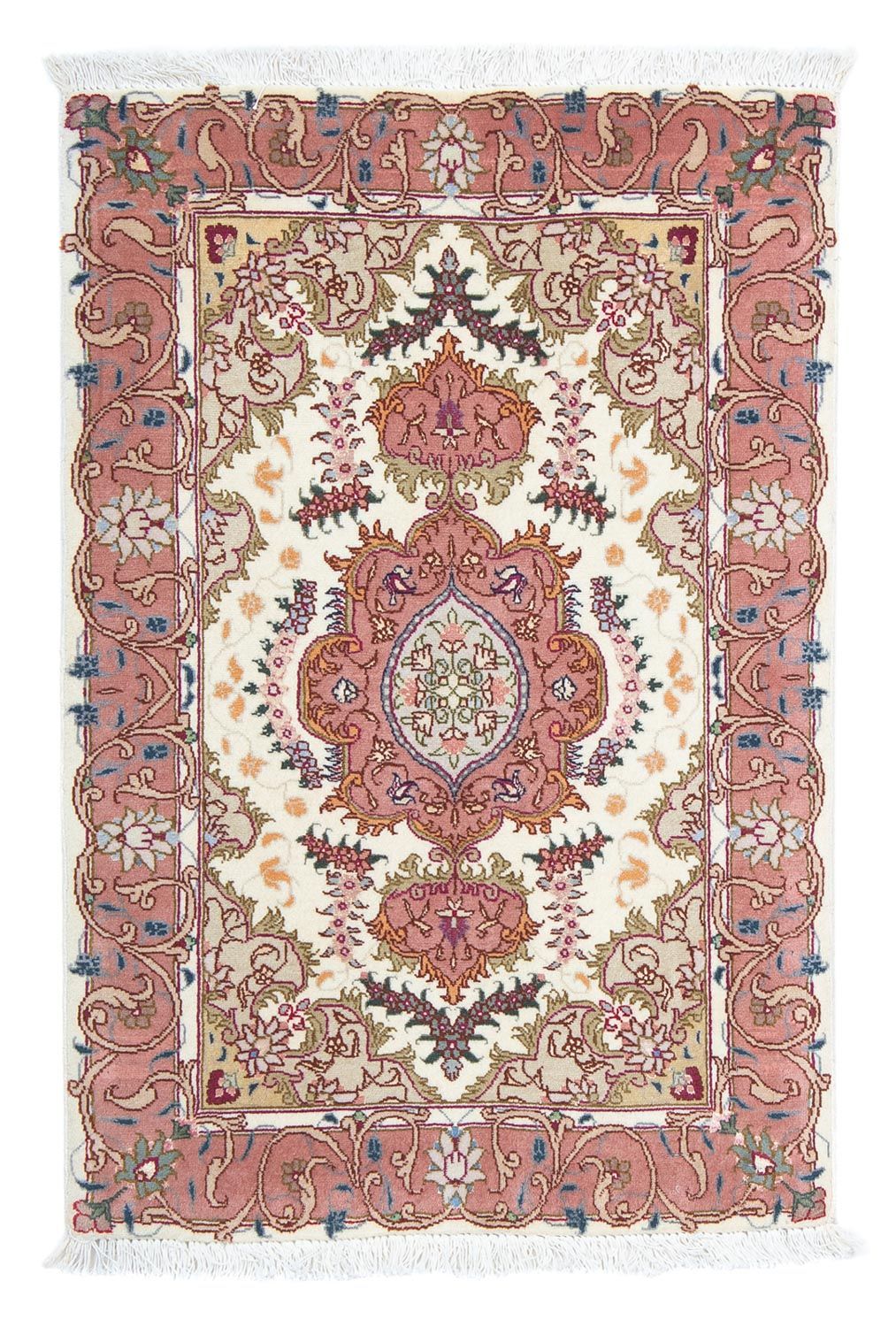 Alfombra Persa - Tabriz - Real - 89 x 58 cm - beige