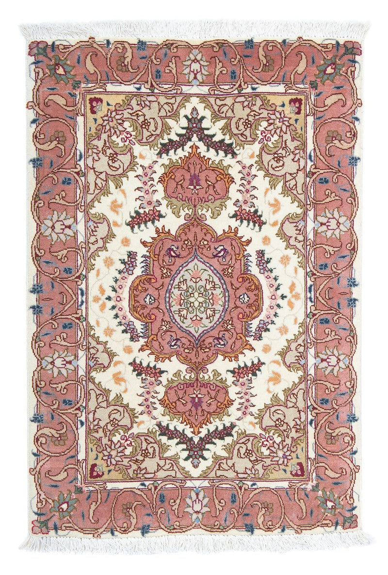 Alfombra Persa - Tabriz - Real - 89 x 58 cm - beige