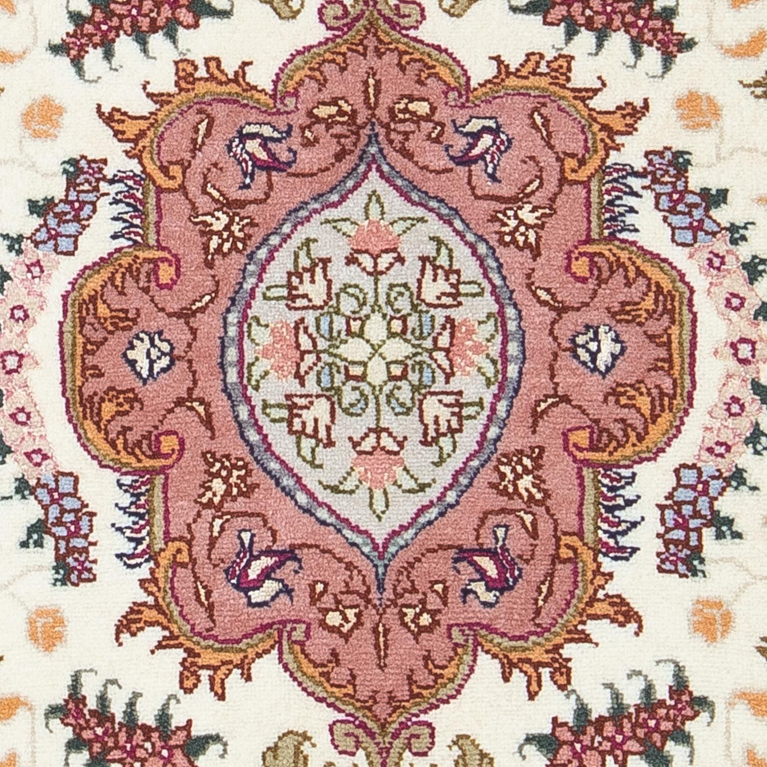 Alfombra Persa - Tabriz - Real - 89 x 58 cm - beige