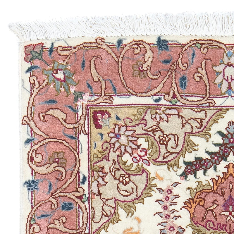 Alfombra Persa - Tabriz - Real - 89 x 58 cm - beige