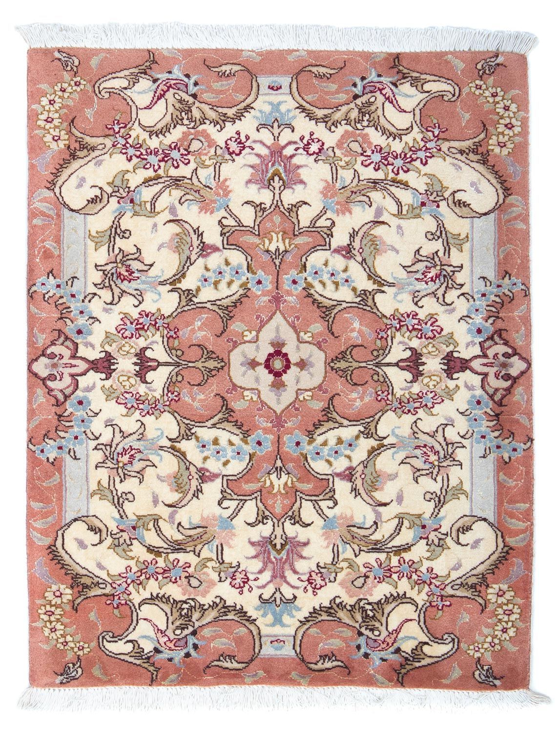 Alfombra Persa - Tabriz - Real - 85 x 64 cm - beige