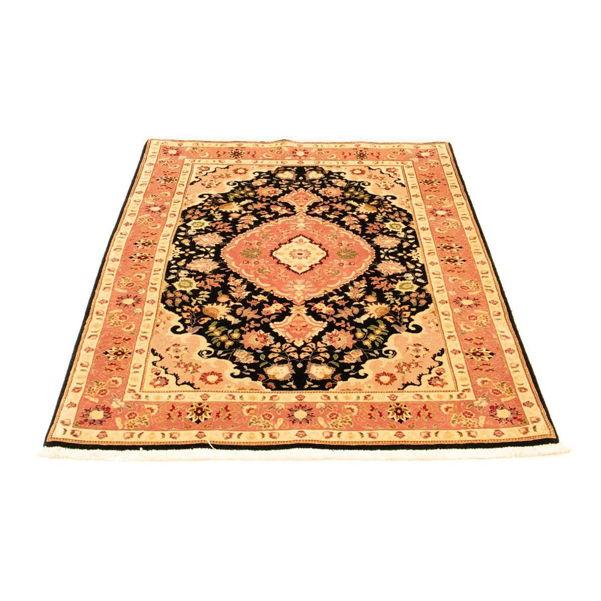 Alfombra Persa - Tabriz - Real - 160 x 100 cm - negro