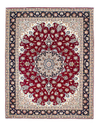 Alfombra Persa - Tabriz - Real - 195 x 153 cm - rojo oscuro