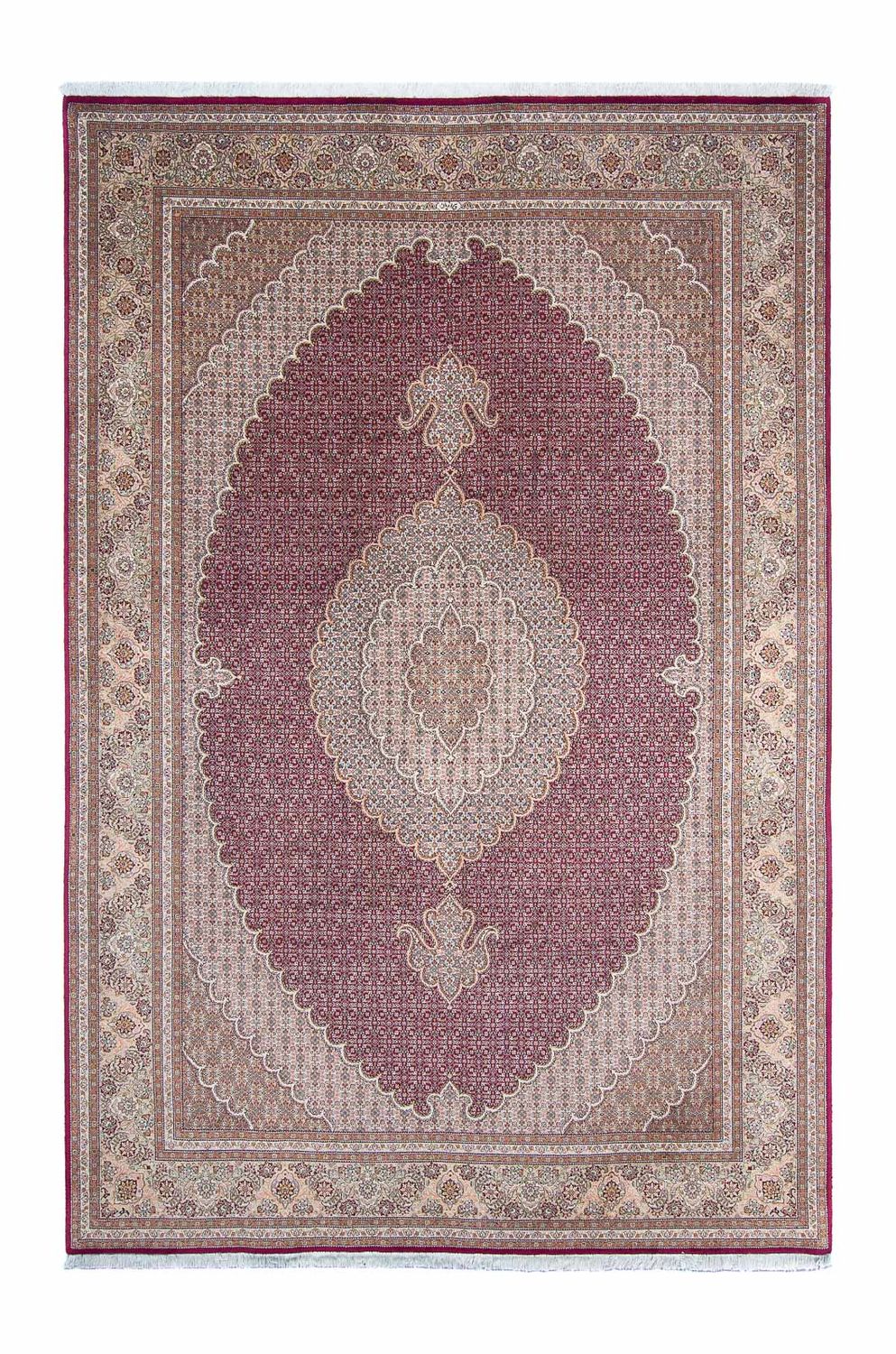 Alfombra persa - Tabriz - 298 x 200 cm - rojo