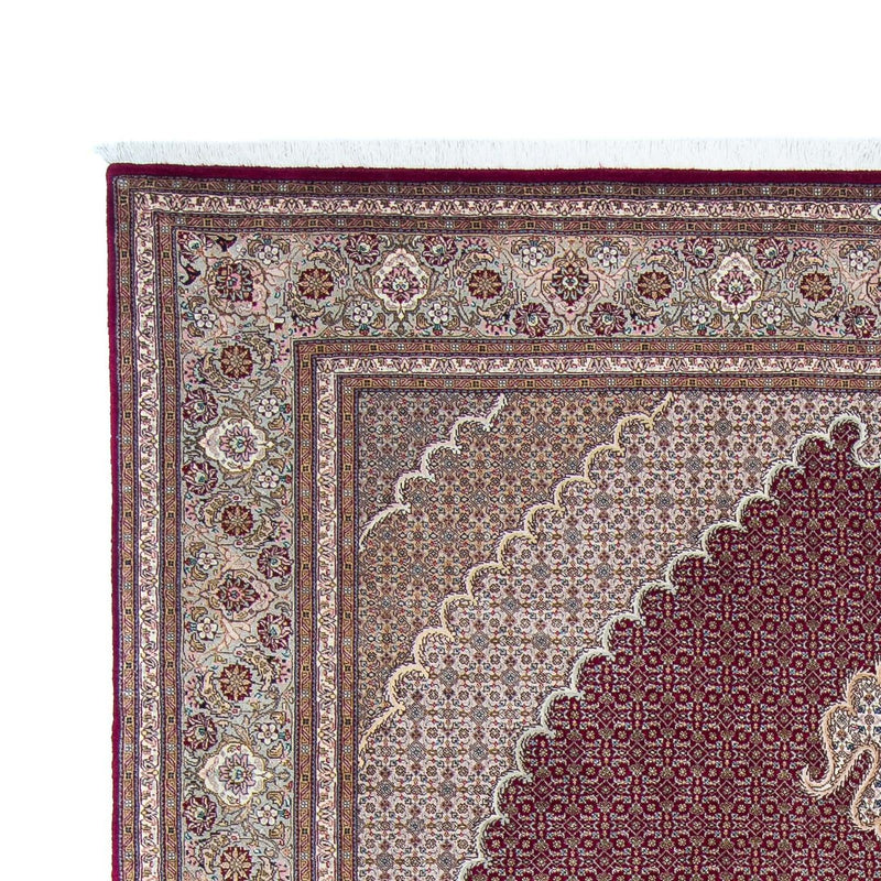 Alfombra persa - Tabriz - 303 x 204 cm - rojo oscuro