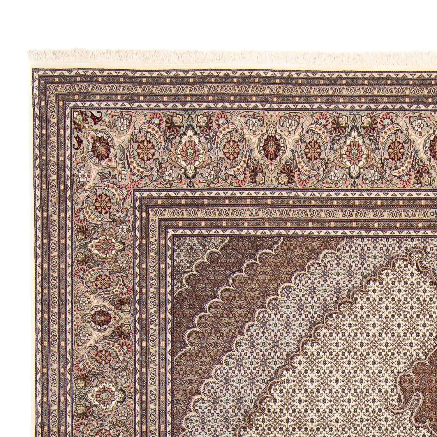 Alfombra persa - Tabriz - 350 x 252 cm - marrón claro