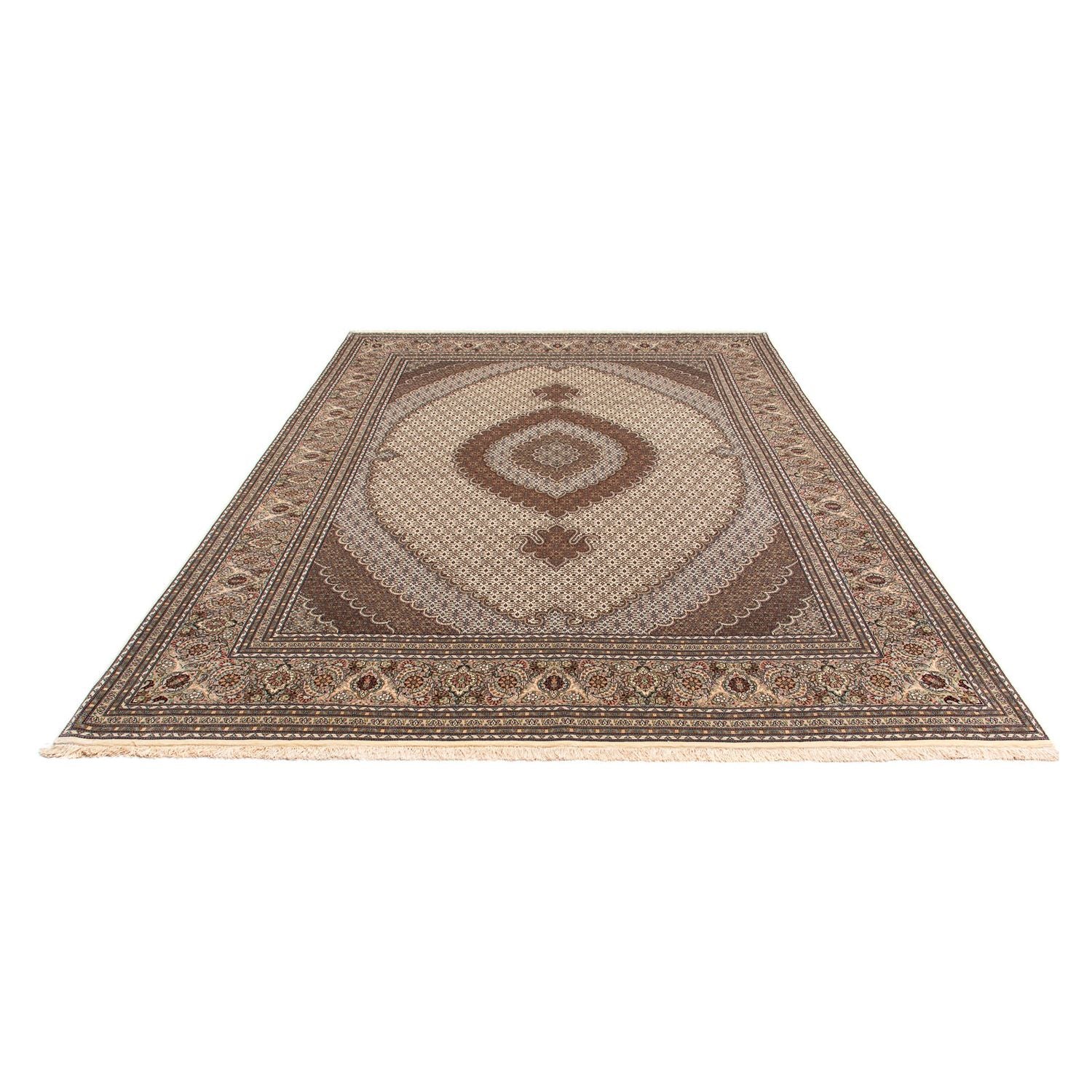 Alfombra persa - Tabriz - 350 x 252 cm - marrón claro
