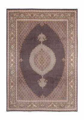 Alfombra persa - Tabriz - 295 x 203 cm - azul oscuro