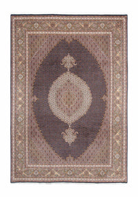 Alfombra persa - Tabriz - 295 x 203 cm - azul oscuro