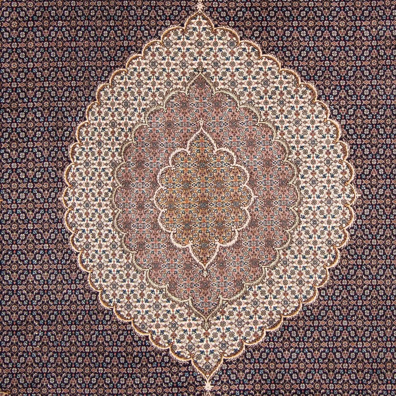 Alfombra persa - Tabriz - 295 x 203 cm - azul oscuro