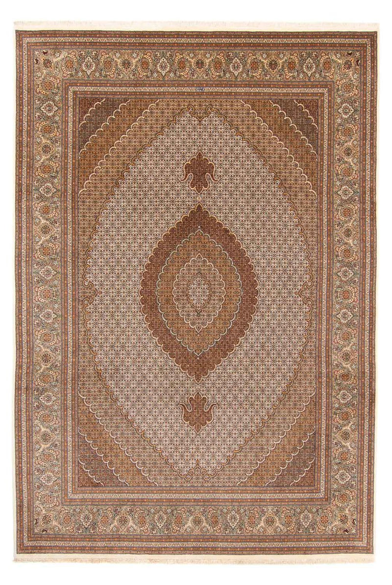 Alfombra persa - Tabriz - 363 x 250 cm - marrón claro