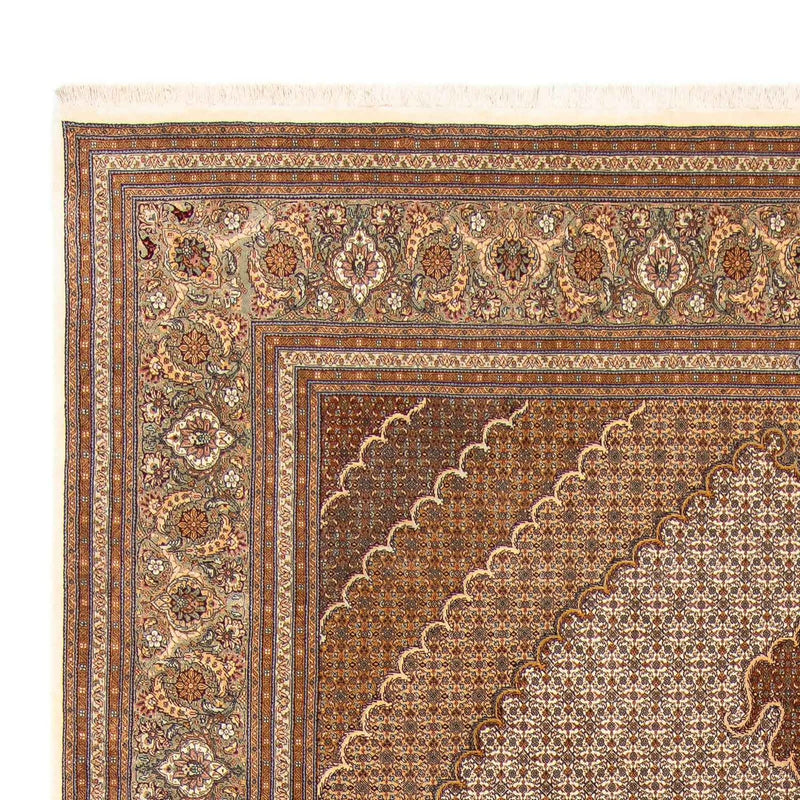 Alfombra persa - Tabriz - 363 x 250 cm - marrón claro