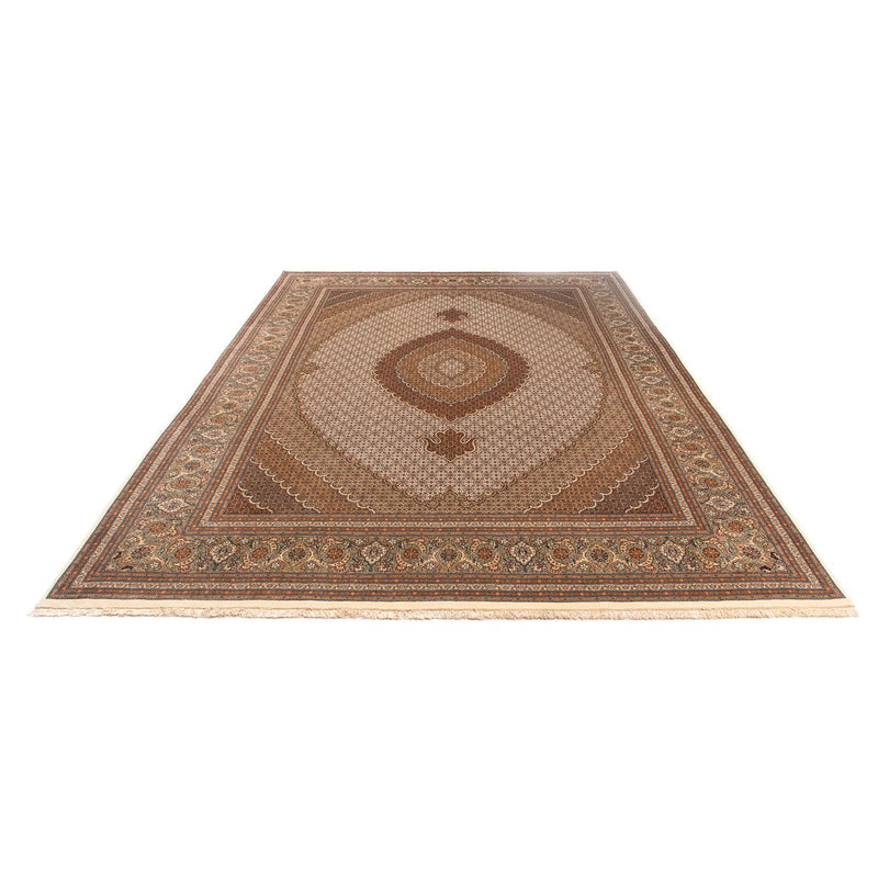 Alfombra persa - Tabriz - 363 x 250 cm - marrón claro