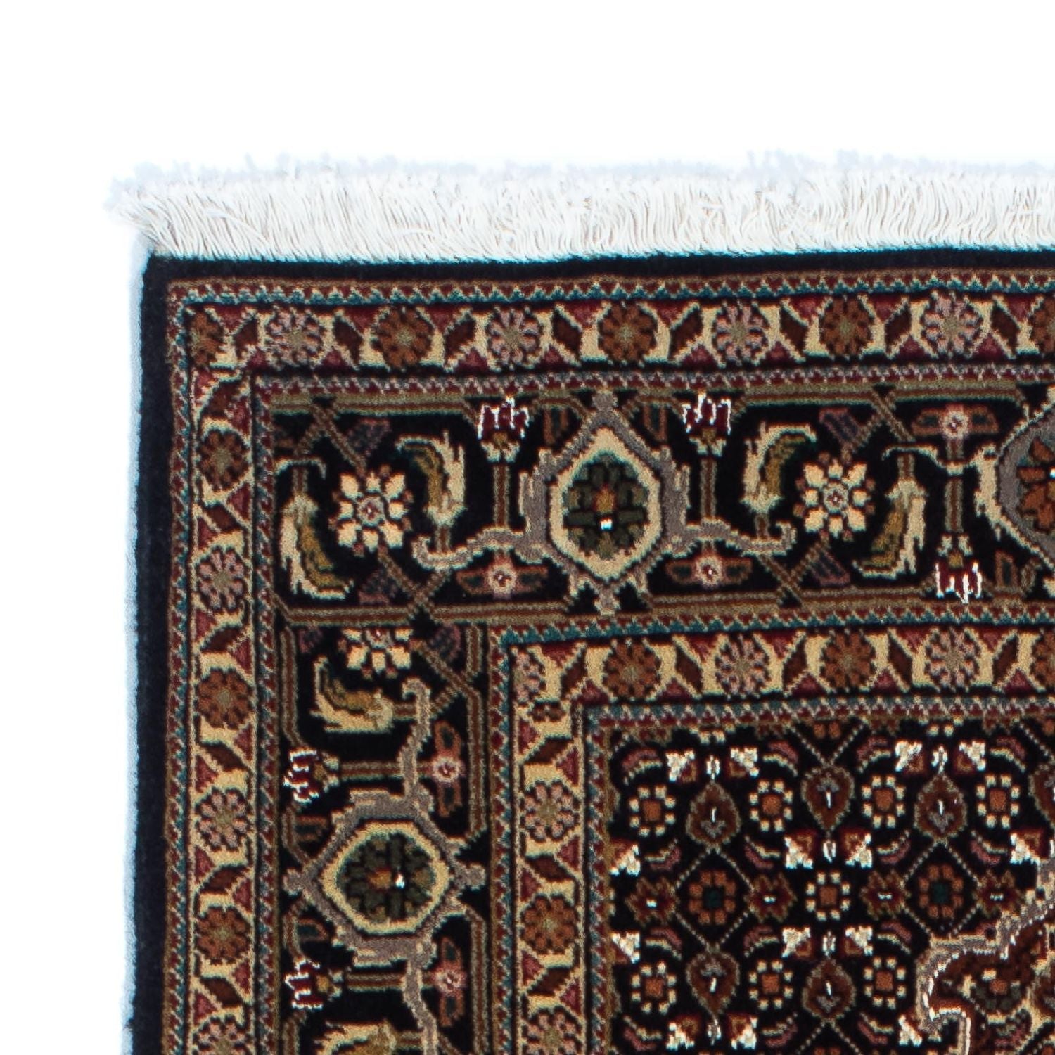 Alfombra de pasillo Alfombra persa - Tabriz - 201 x 77 cm - azul oscuro