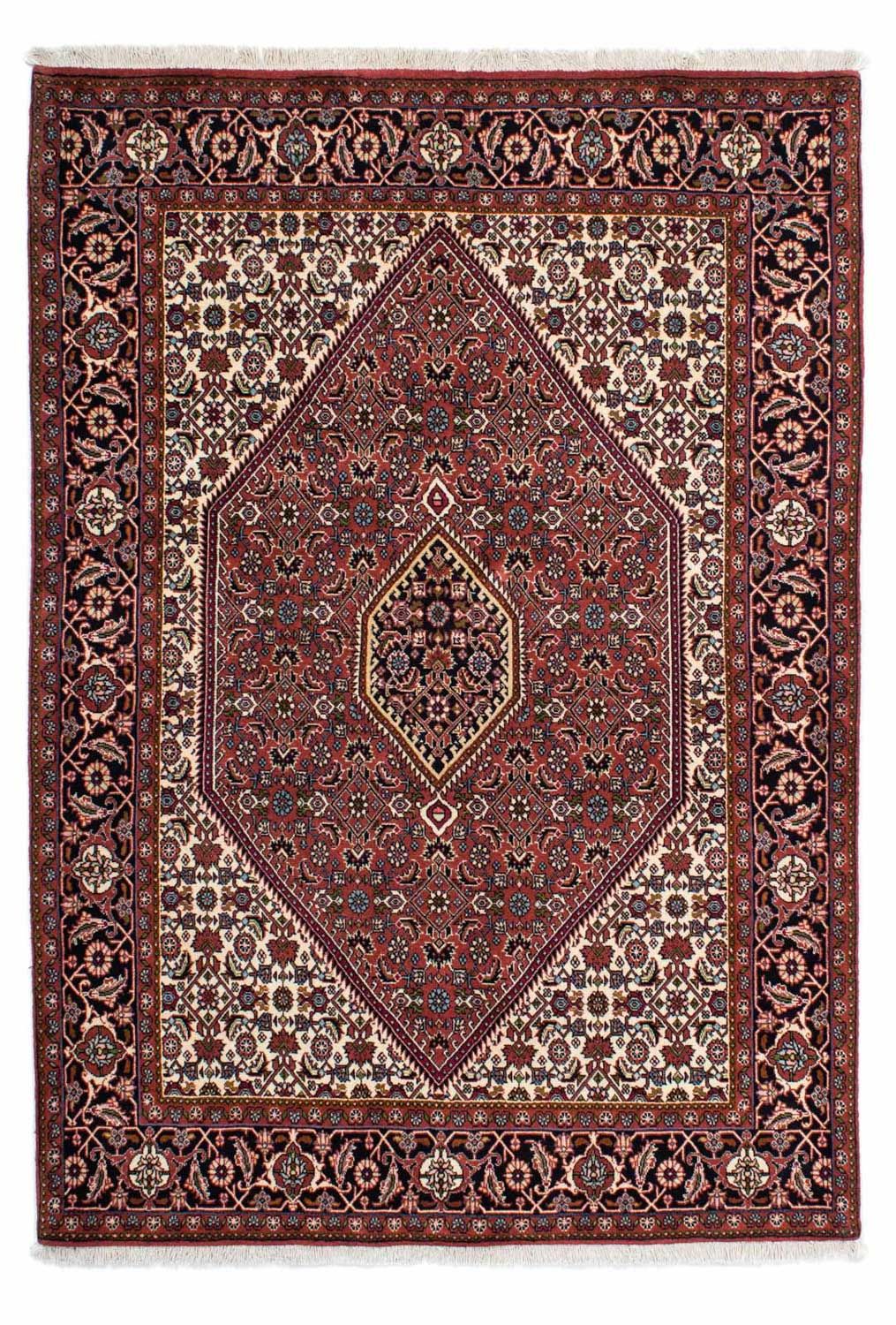 Alfombra persa - Bidjar - 202 x 140 cm - rojo