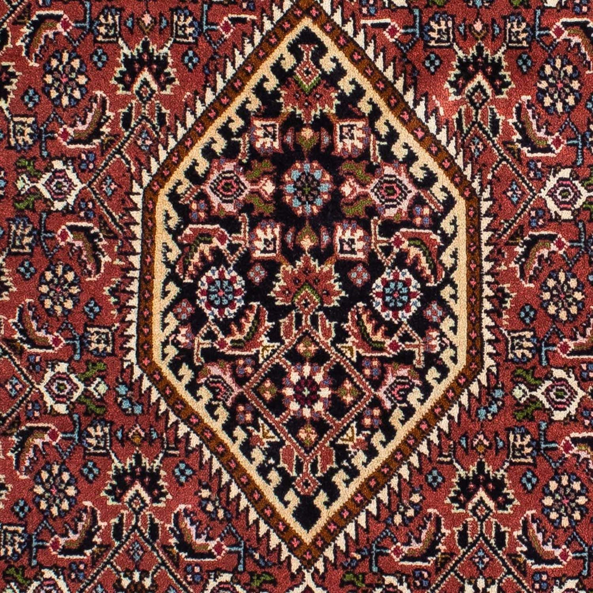 Alfombra persa - Bidjar - 202 x 140 cm - rojo