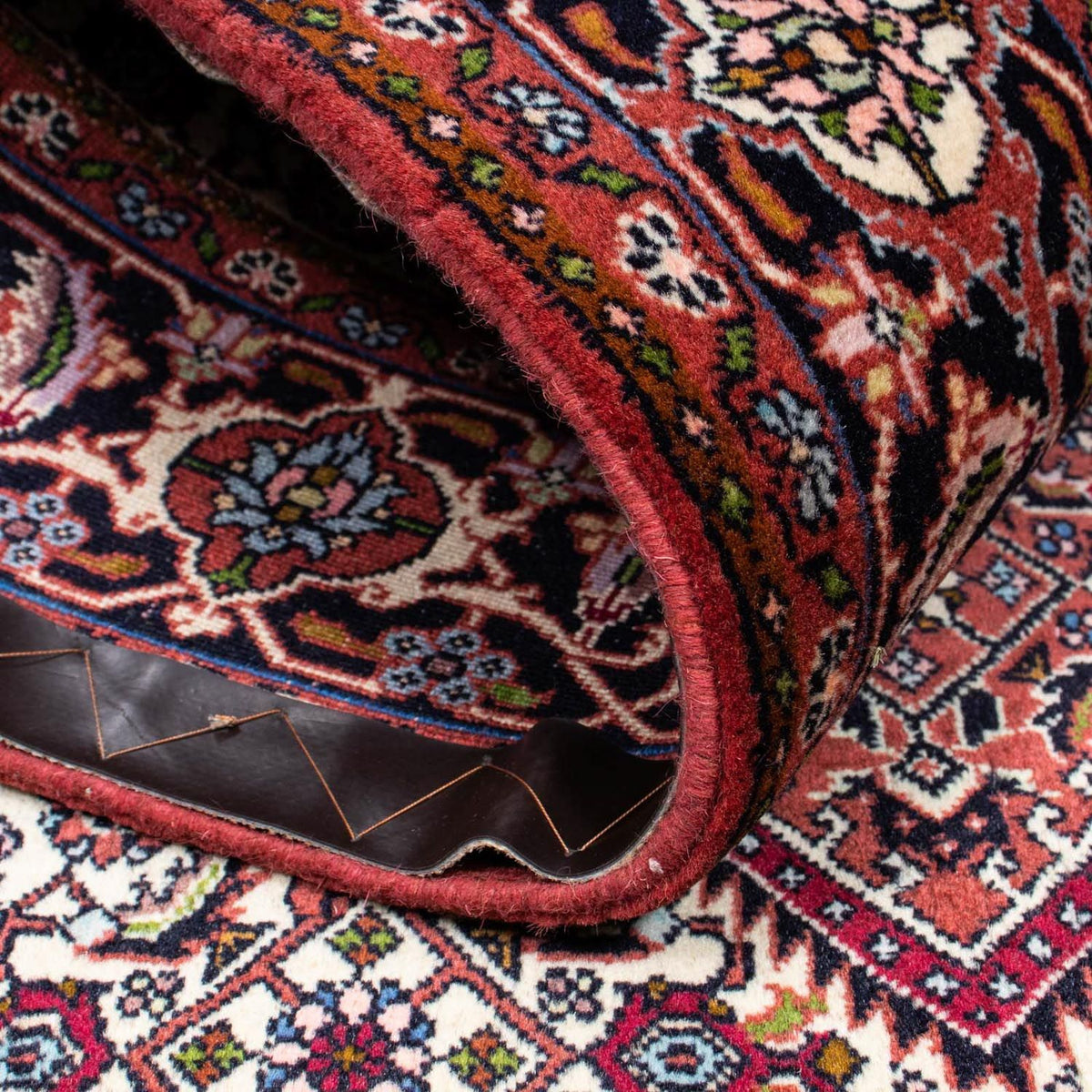 Alfombra persa - Bidjar - 202 x 140 cm - rojo