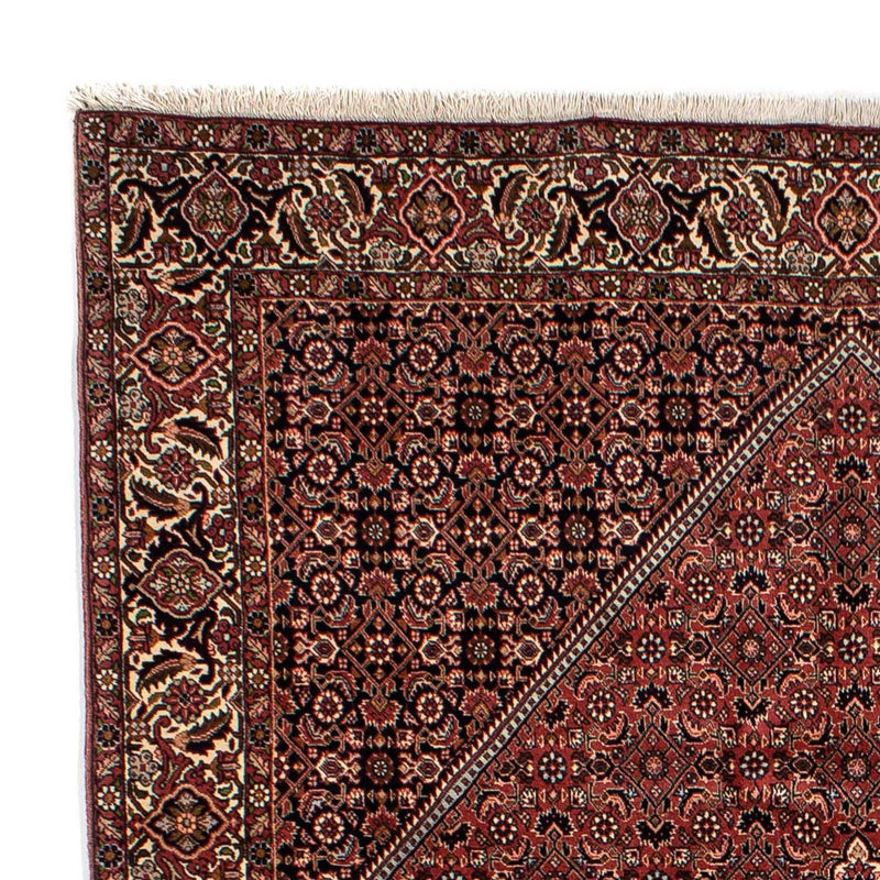 Alfombra persa - Bidjar - 302 x 198 cm - rojo oscuro
