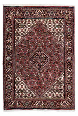 Alfombra persa - Bidjar - 212 x 144 cm - rojo