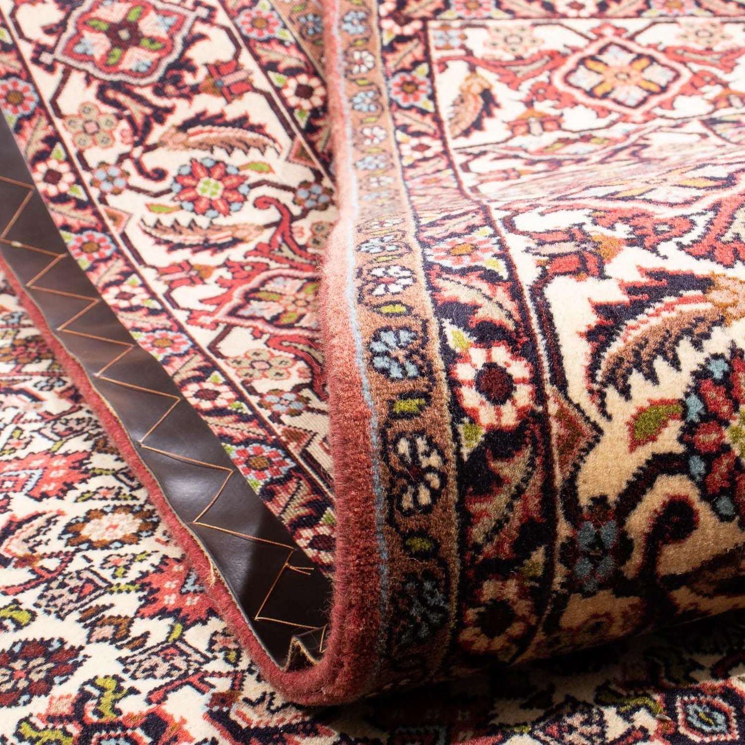 Alfombra persa - Bidjar - 294 x 197 cm - beige