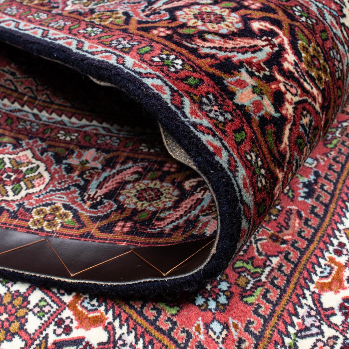 Alfombra persa - Bidjar - 218 x 142 cm - rojo