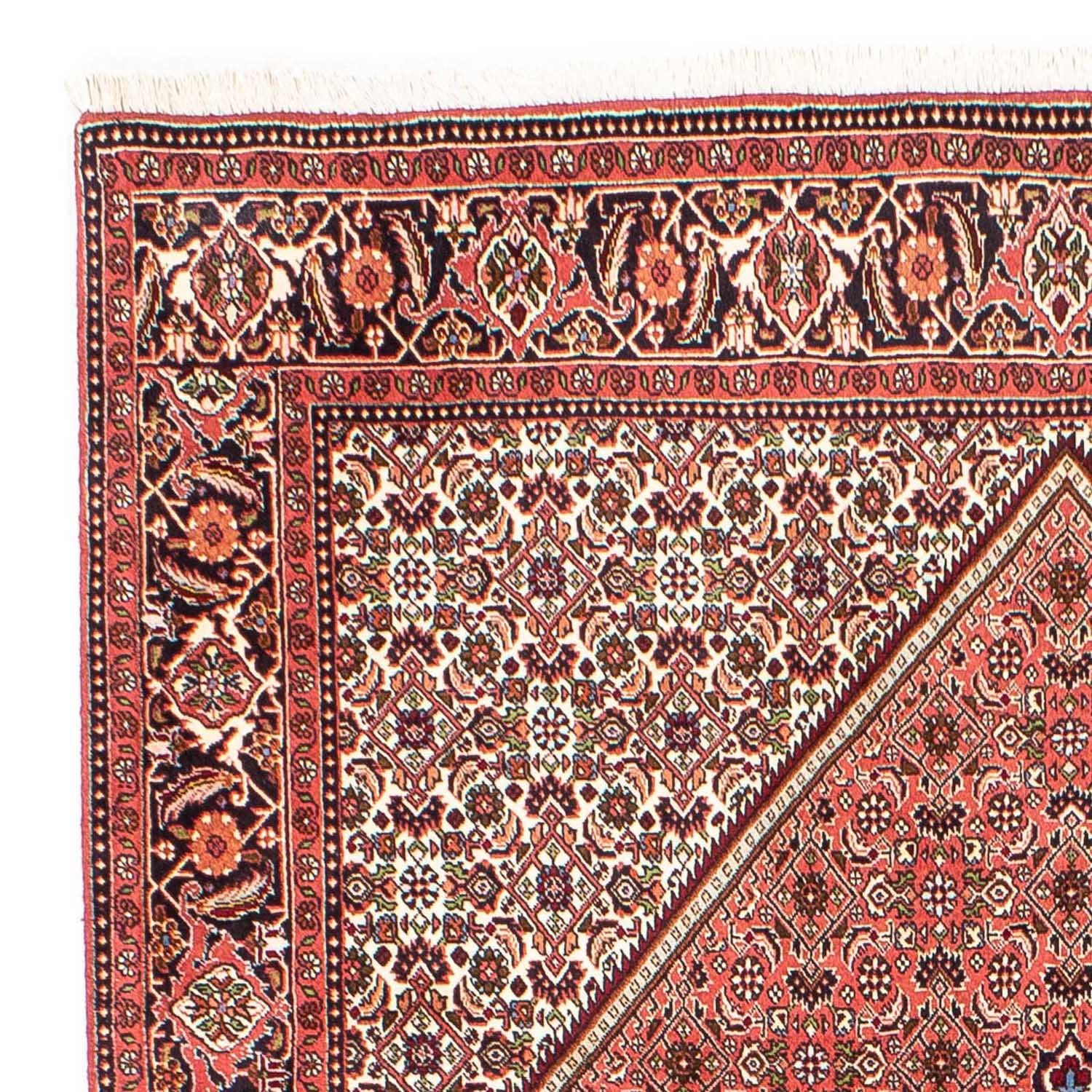 Alfombra persa - Bidjar - 243 x 174 cm - rojo claro