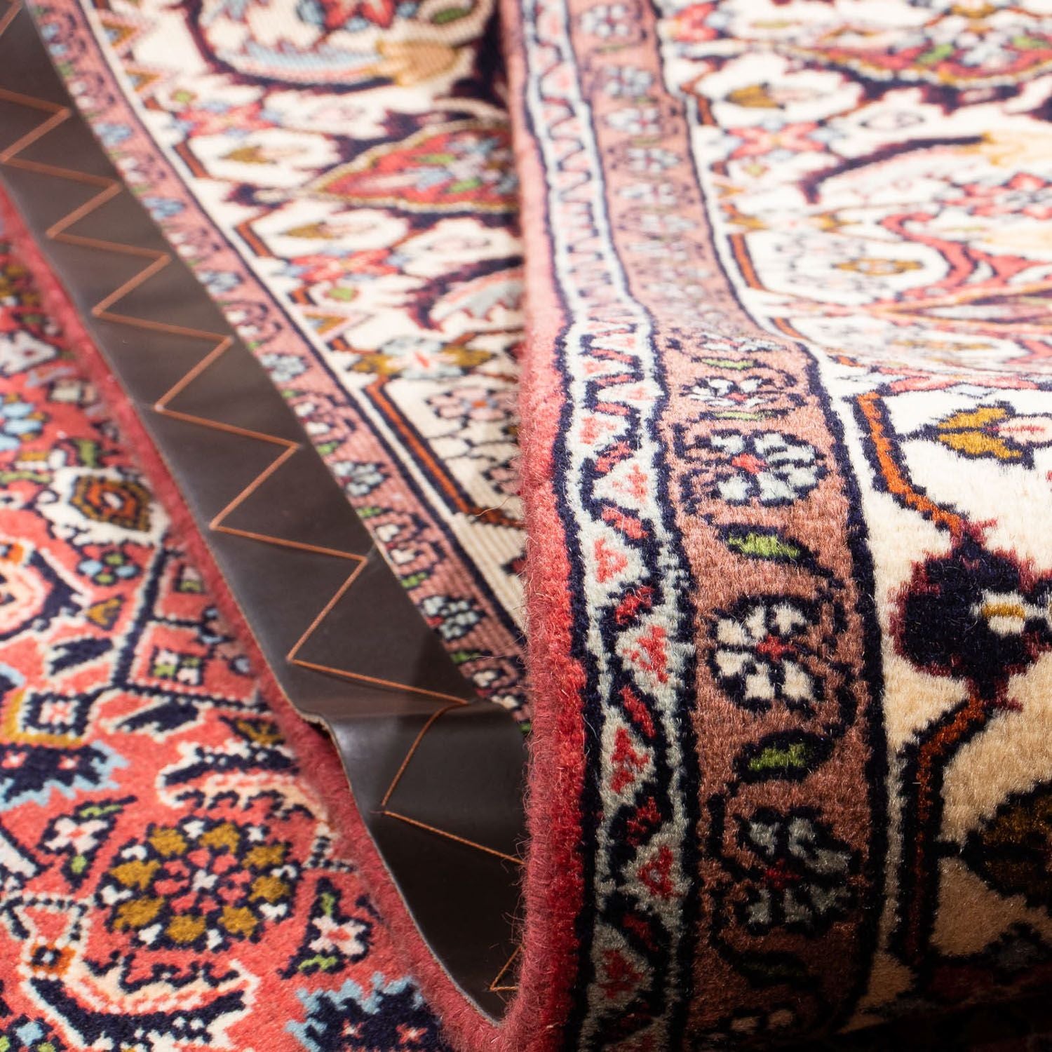 Alfombra persa - Bidjar - 288 x 195 cm - rojo claro