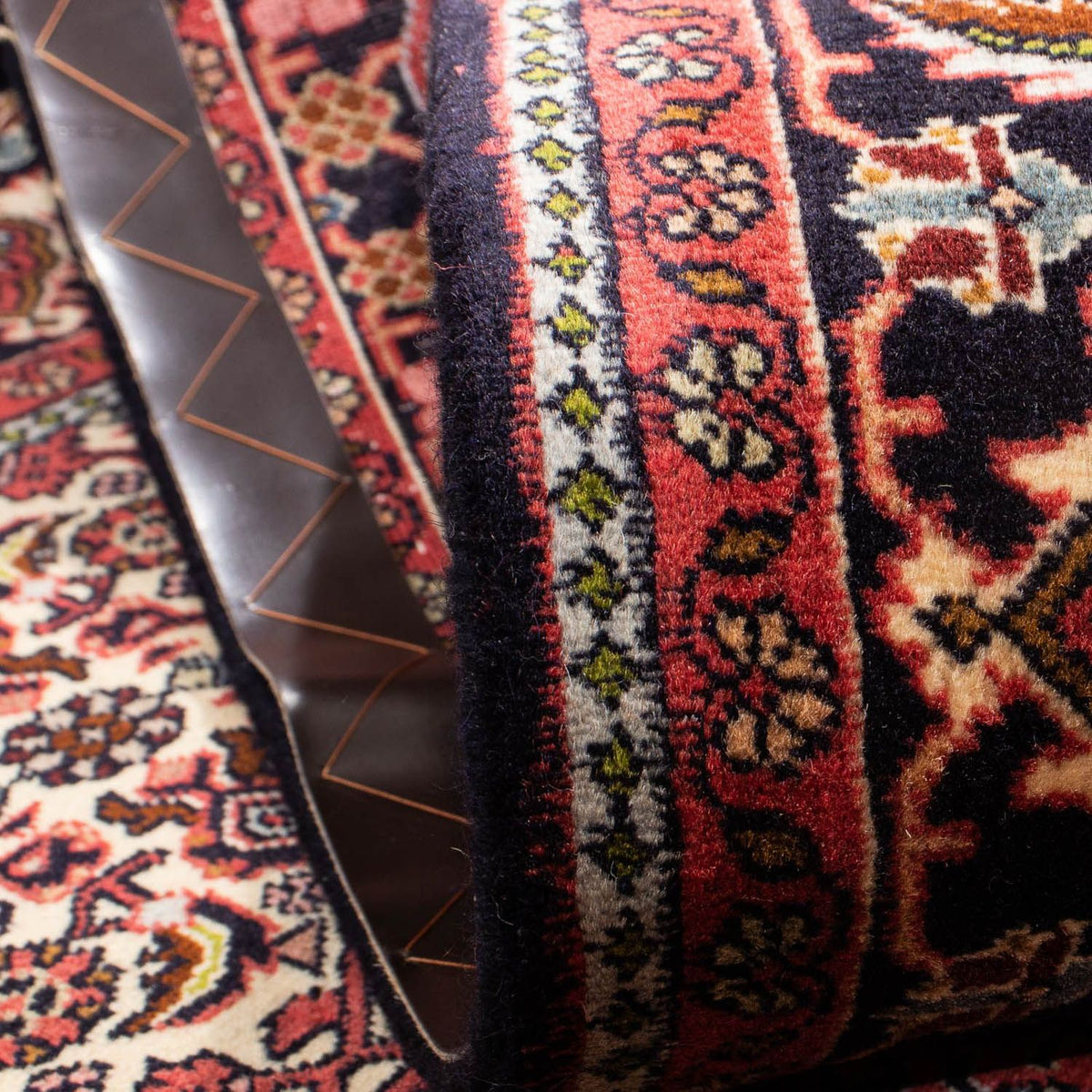 Alfombra persa - Bidjar - 240 x 170 cm - rojo claro