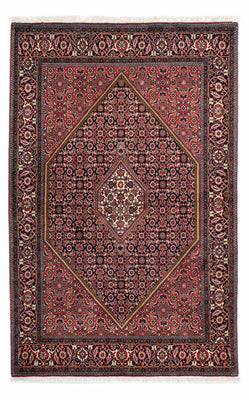 Alfombra persa - Bidjar - 215 x 137 cm - rojo