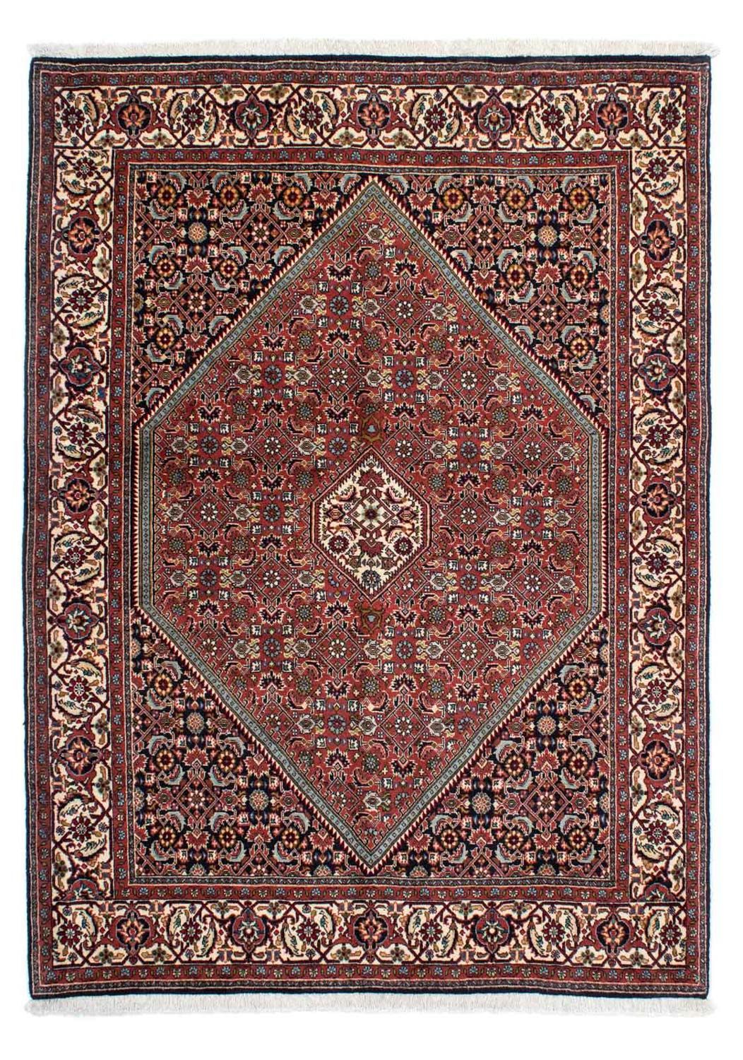Alfombra persa - Bidjar - 200 x 144 cm - rojo
