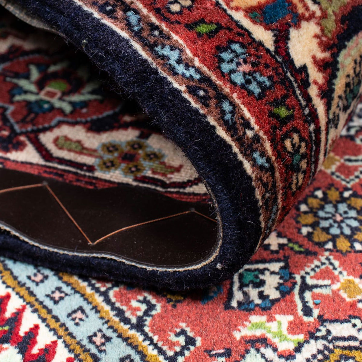 Alfombra persa - Bidjar - 200 x 144 cm - rojo