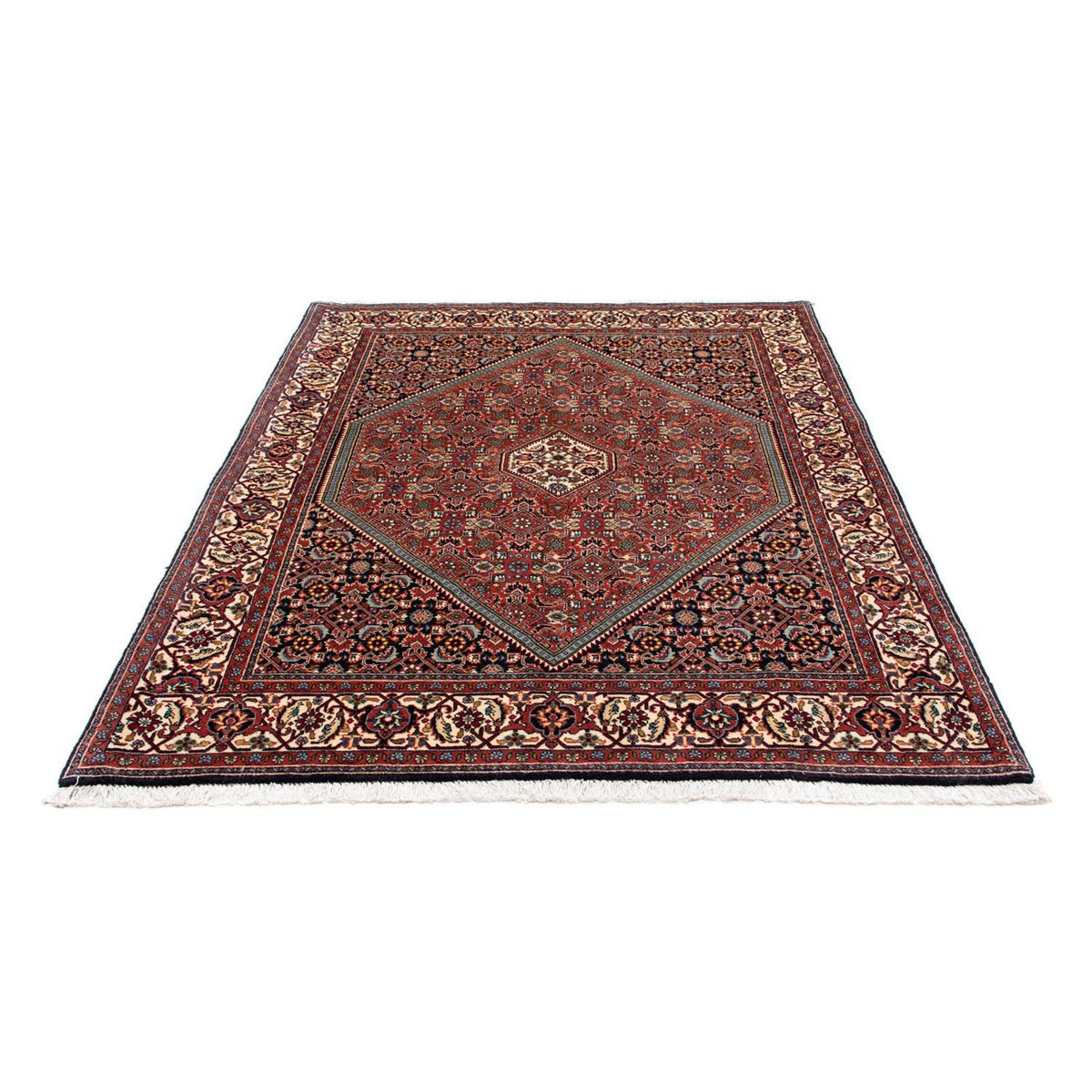 Alfombra persa - Bidjar - 200 x 144 cm - rojo