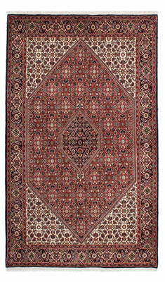 Alfombra persa - Bidjar - 228 x 139 cm - rojo