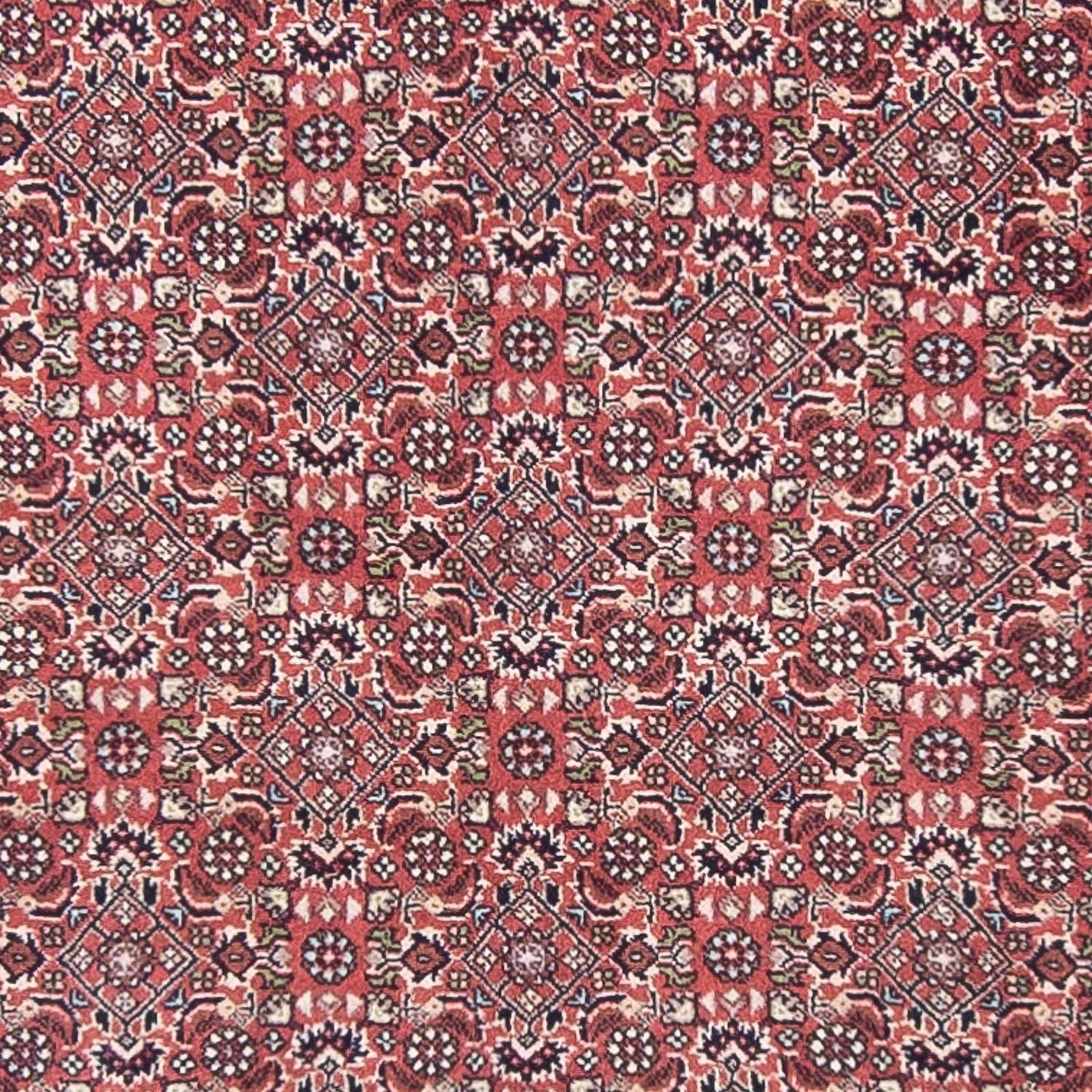 Alfombra de pasillo Alfombra persa - Bidjar - 400 x 88 cm - rojo claro