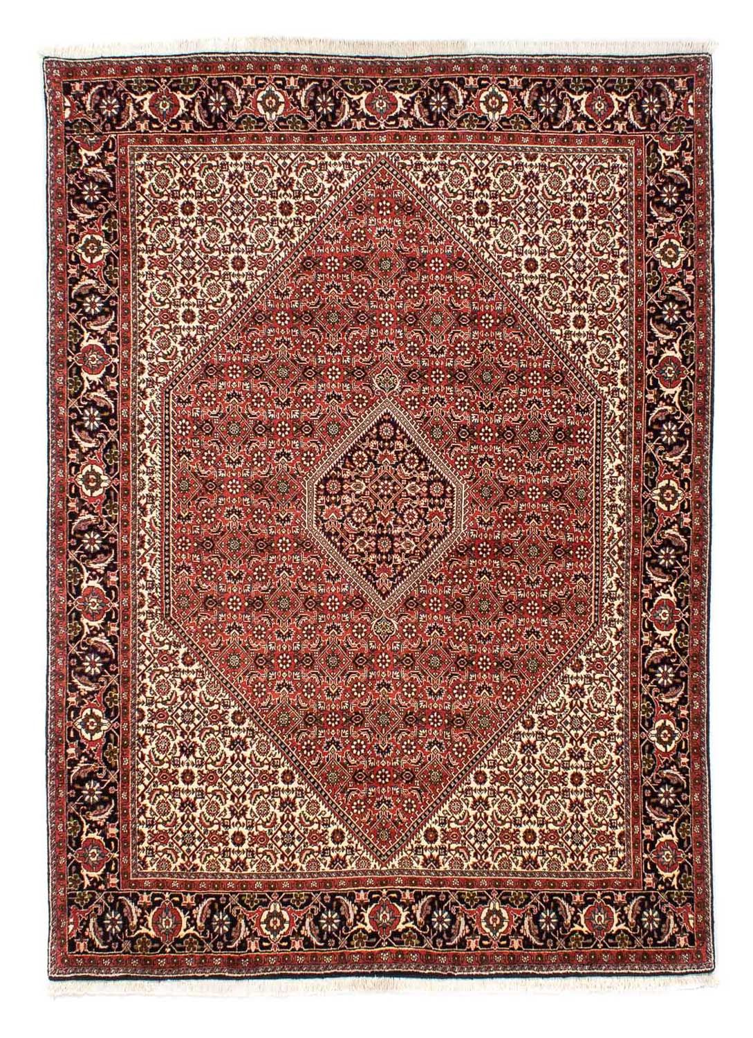 Alfombra persa - Bidjar - 242 x 173 cm - rojo claro