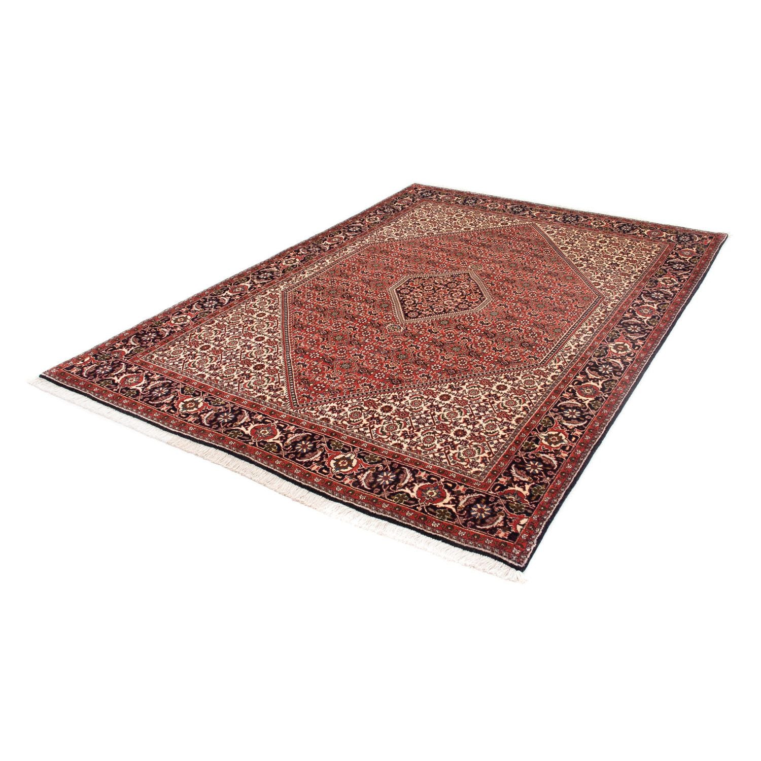 Alfombra persa - Bidjar - 242 x 173 cm - rojo claro