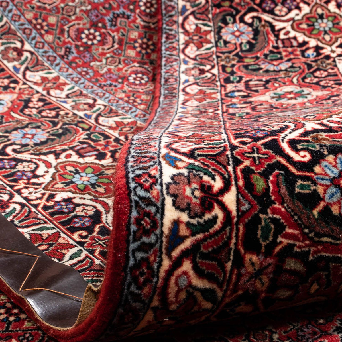 Alfombra persa - Bidjar - 350 x 250 cm - rojo