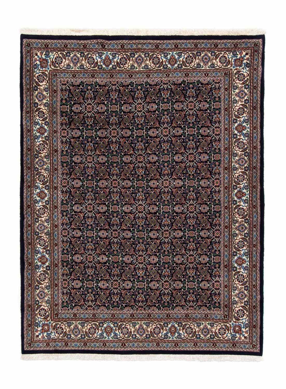 Alfombra persa - Clásica - 194 x 149 cm - azul oscuro