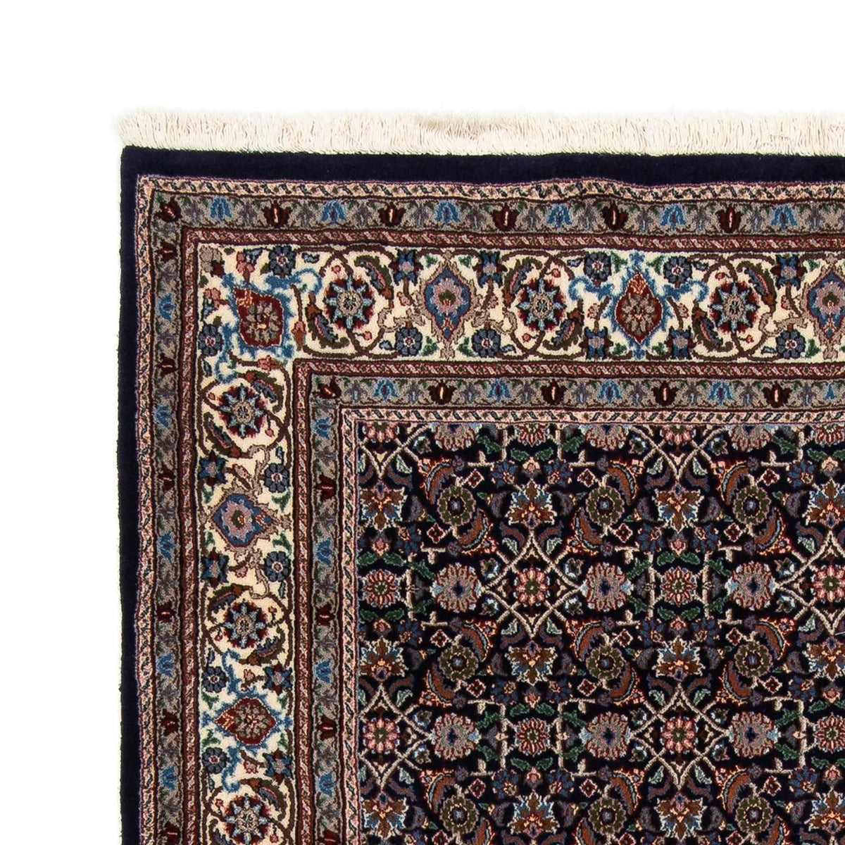 Alfombra persa - Clásica - 194 x 149 cm - azul oscuro