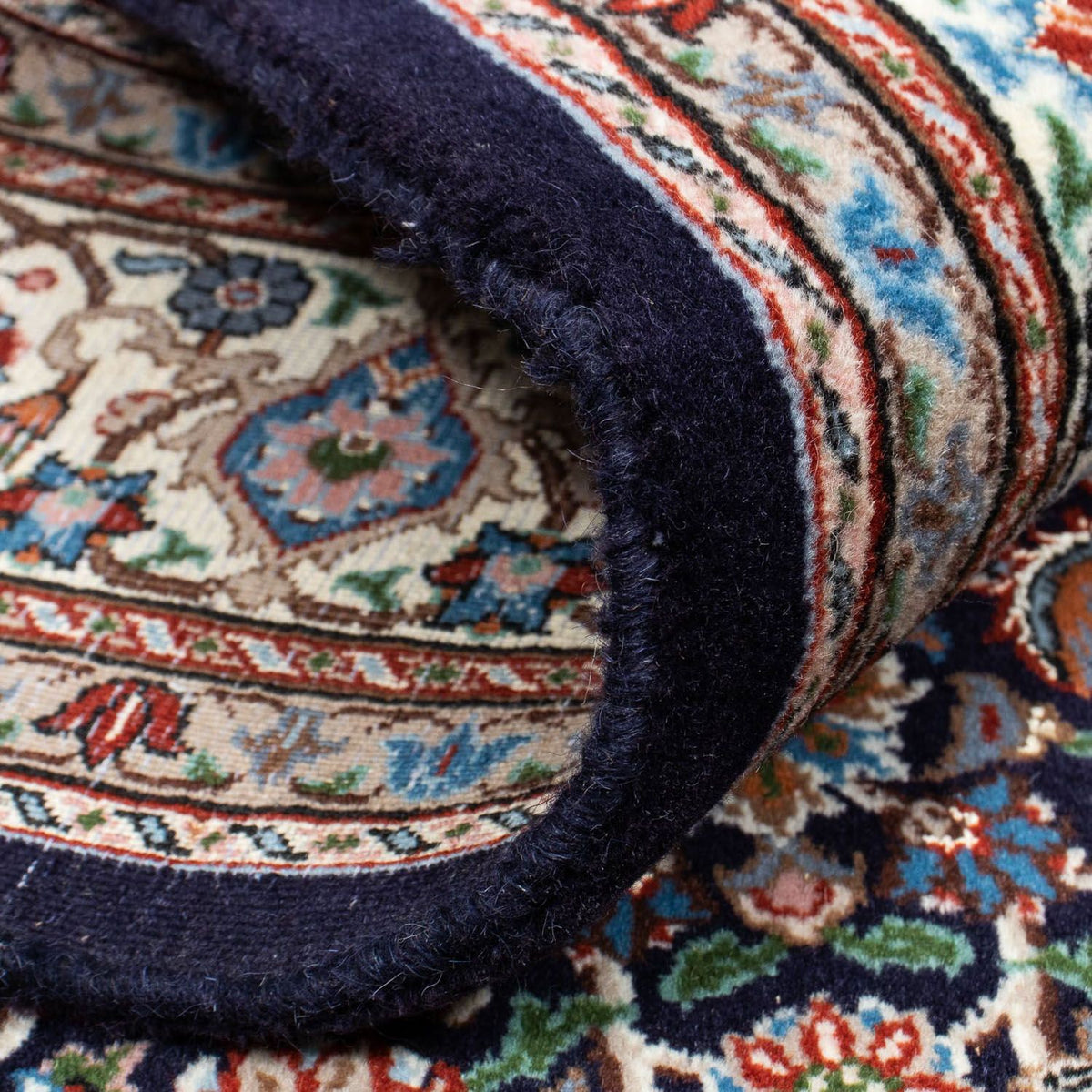 Alfombra persa - Clásica - 194 x 149 cm - azul oscuro