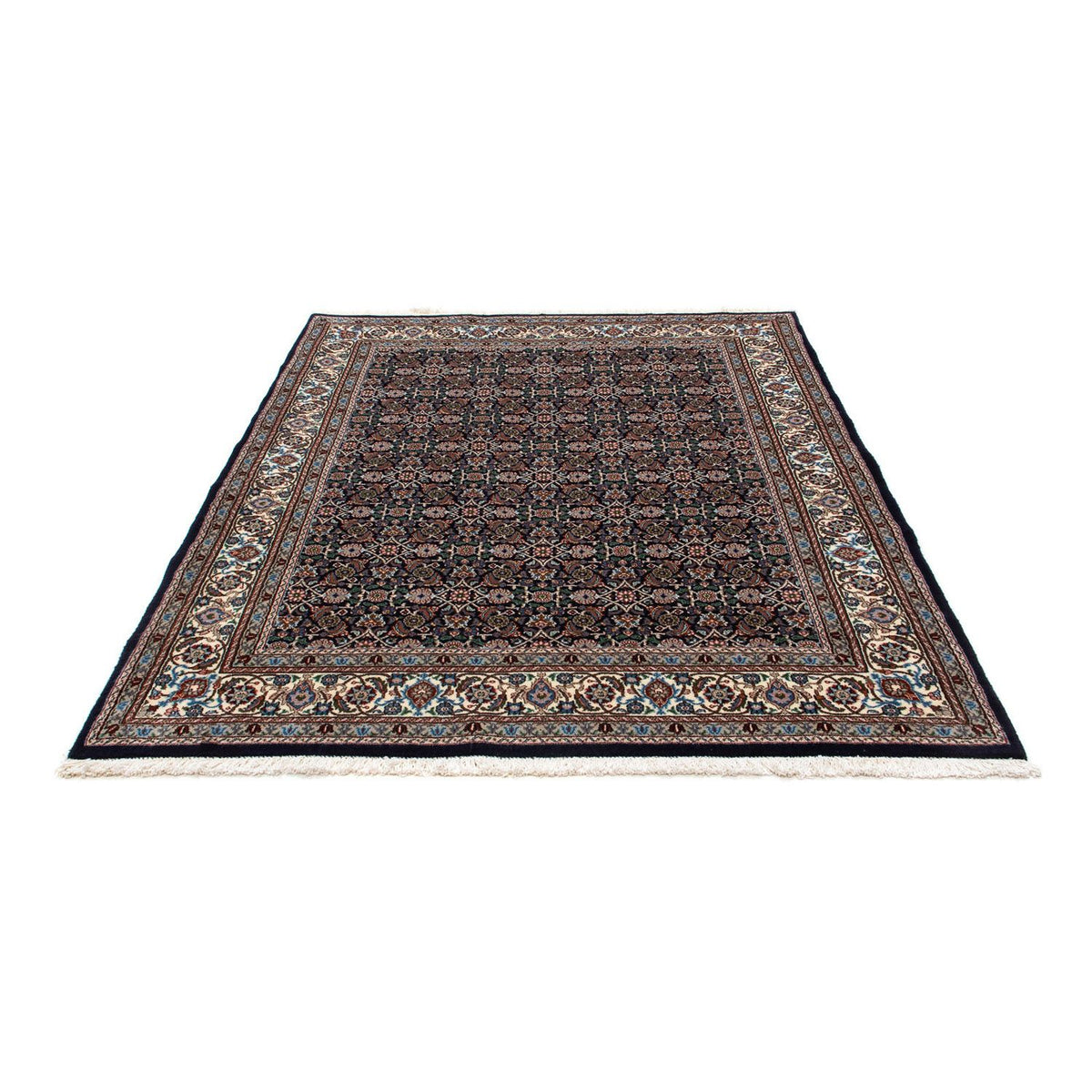Alfombra persa - Clásica - 194 x 149 cm - azul oscuro
