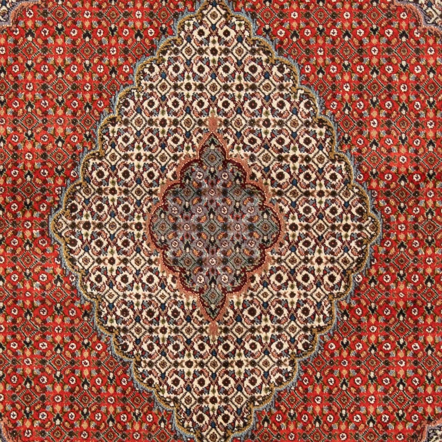 Alfombra persa - Tabriz - 200 x 150 cm - rojo oscuro
