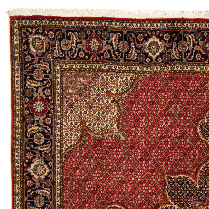 Alfombra persa - Tabriz cuadrado  - 203 x 200 cm - rojo